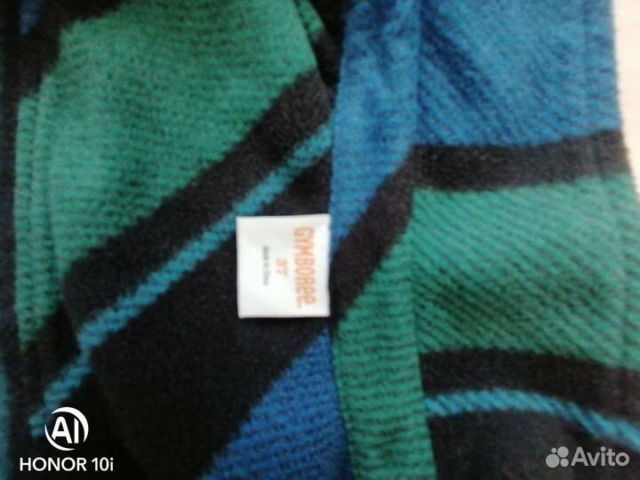 Рубашки флисовые на 2-3 года