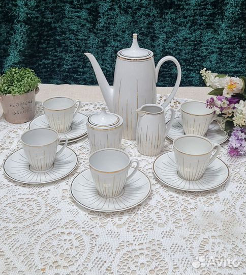 Кофейный, чайный сервиз гдр