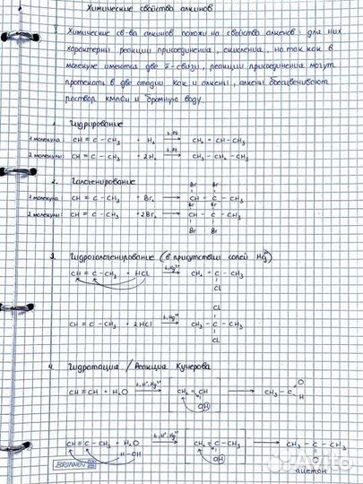 Конспекты для егэ по химии