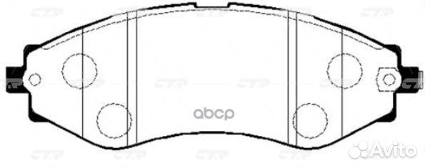 Ckkd-8 Колодки тормозные дисковые перед G
