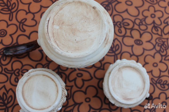 Эмалированная посуда СССР, дуршлаг ранний 27 см