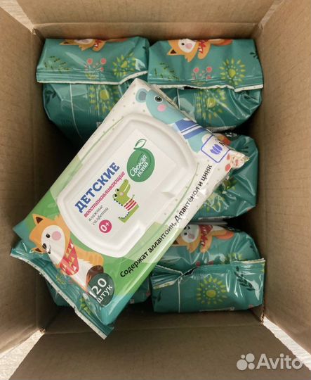 Влажные салфетки детские