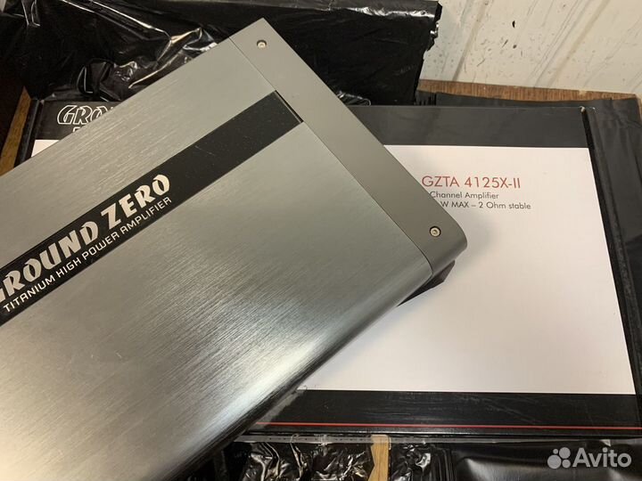 Автомобильный усилитель ground zero gzta 4125X-II