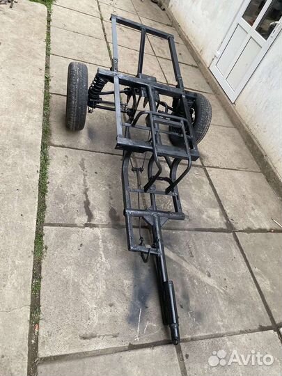 Прицеп на мотоблок усиленный
