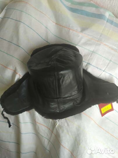 Мужская зимняя шапка-ушанка с мехом новая