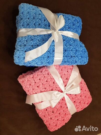 Плед детский плюшевый