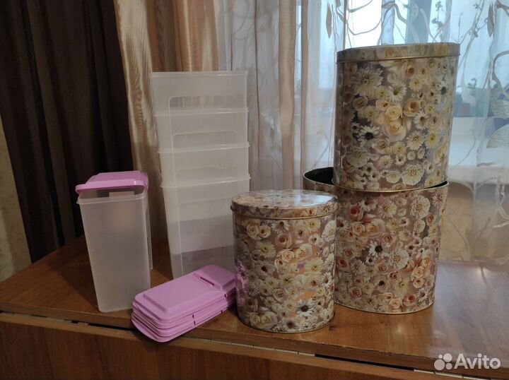 Набор банок для сыпучих продуктов