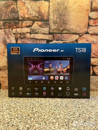 Android магнитола 6+128Gb Pioneer UP TS18 9-дюймов