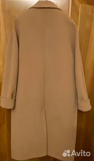 Пальто женское демисезонное 46 48 коричневый