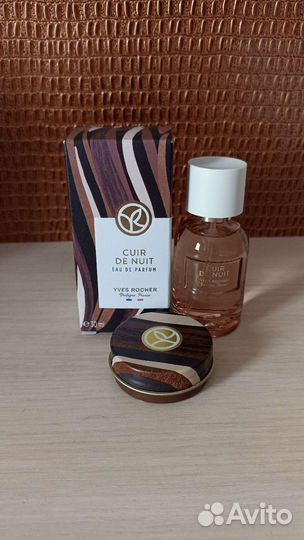 Парфюмерия Cuir de Nuit yves rocher+ твёрдые духи