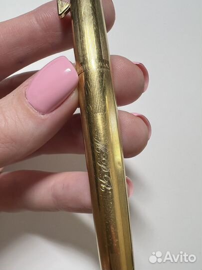 Перьевая ручка sheaffer с золотым пером 14 к usa