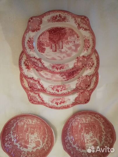 Блюдо салатники Англия винтаж