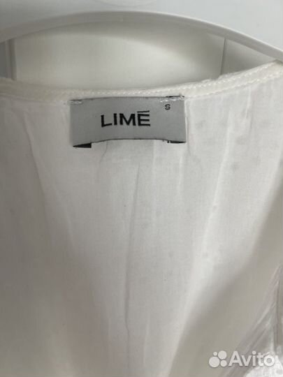 Платье lime белое s