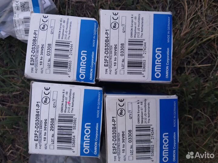 Оптические и индукционные датчики omron