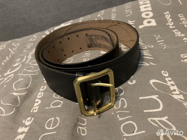 Ремень кожаный офицерский