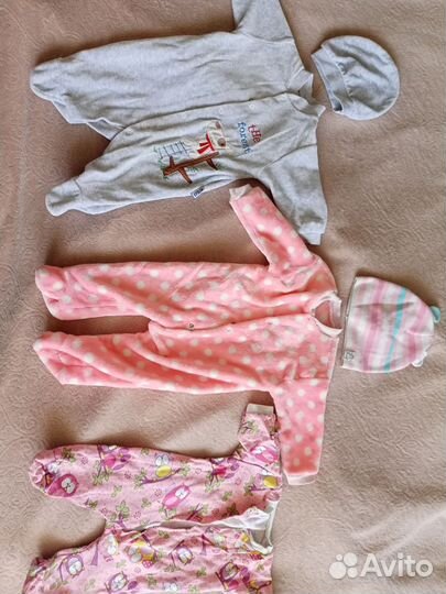 Вещи для девочки, пакет от 6 мес до 1