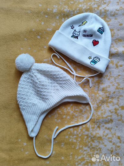 3 шт. Шапки на осень - весну, на 3-4 года