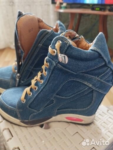 Джинсовые полуботинки