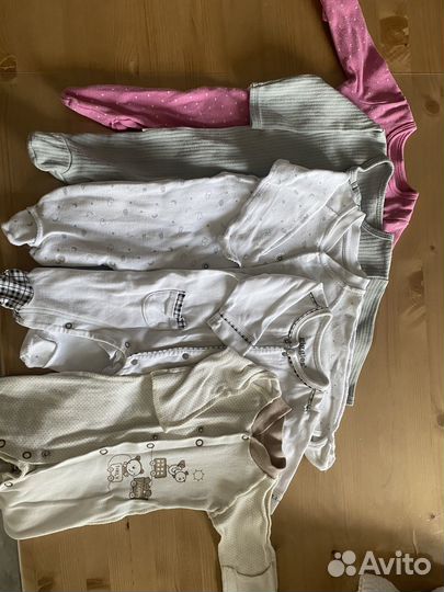 Вещи пакетом для девочки 0+