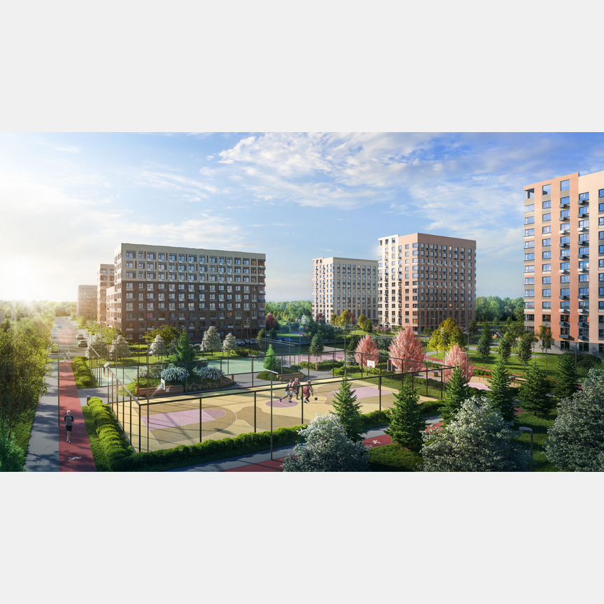 2-к. квартира, 61,1 м², 9/12 эт.