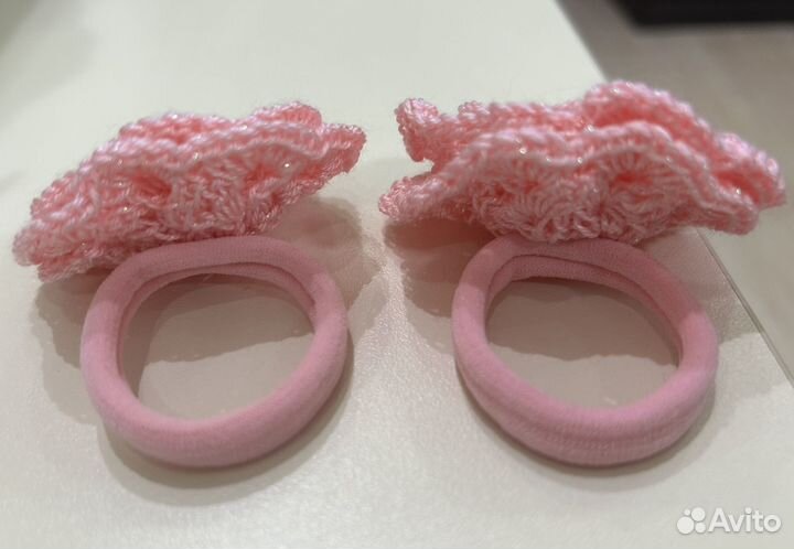 Резиночки для волос ручной работы