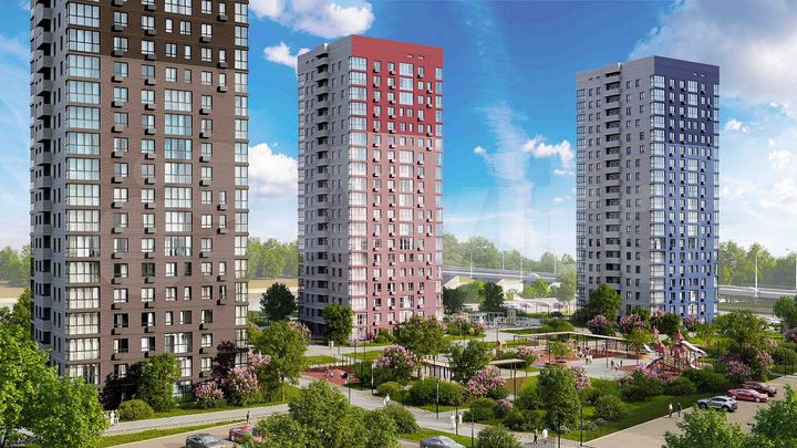 2-к. квартира, 53,7 м², 10/19 эт.