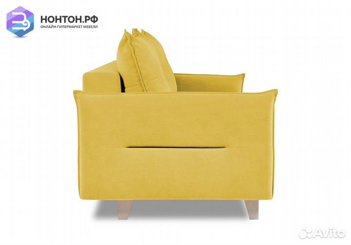 Диван пантограф Велс жёлтый