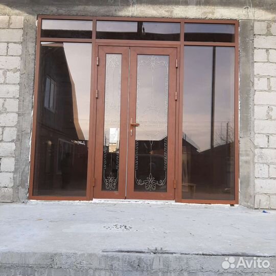 Алюминиевые окна двери и витражи