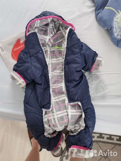 Зимний комбенезон для средних собак