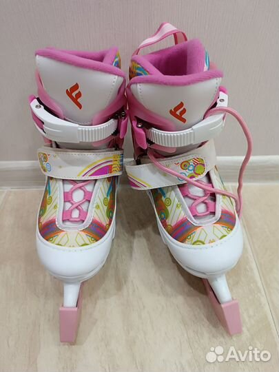 Коньки раздвижные 30-33 новые