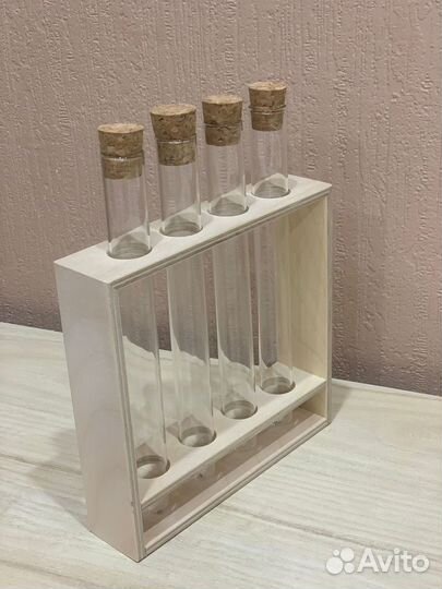 Набор колб с подставкой (декор. с чаем)