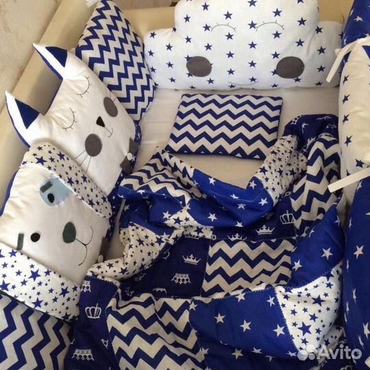 Бортики на детскую кроватку