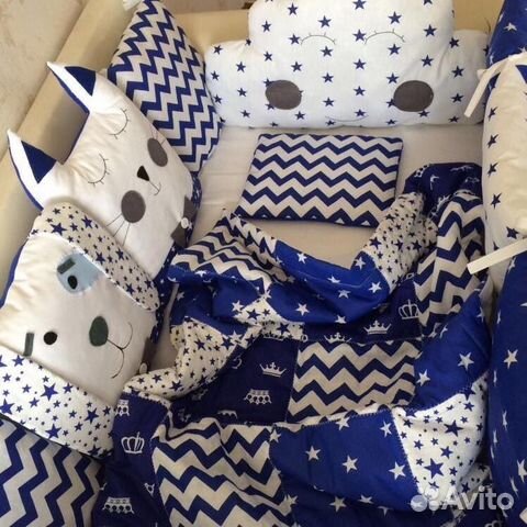 Бортики на детскую кроватку