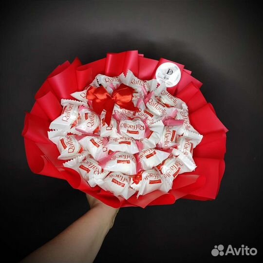 Букеты из конфет - Raffaello. Съедобный букет