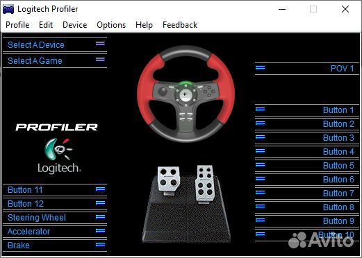Руль Logitech Formula Force EX