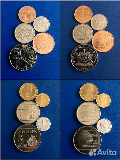 Наборы монет Южной и Центральной Америки