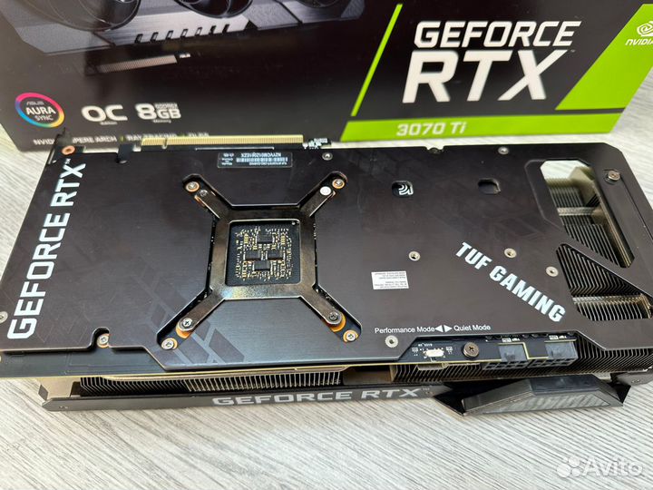 Видеокарта asus GeForce RTX 3070 Ti TUF Gaming OC