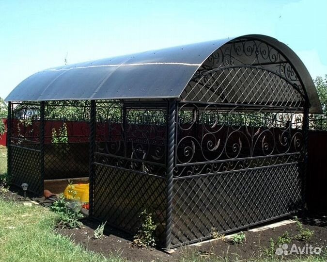 Кованые изделия ворота.козырьки.навесы.мангалы