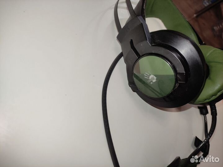 Наушники с микрофоном A4 Bloody J450 1.8м