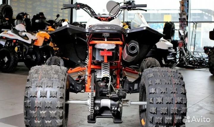 Квадроцикл Kayo Tor-3 C черно-белый