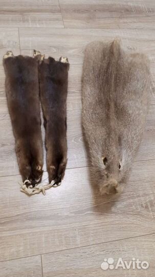 Шкуры норки и нутрии