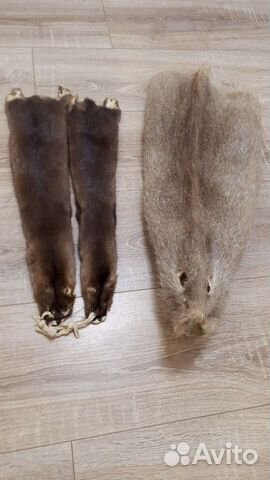 Шкуры норки и нутрии