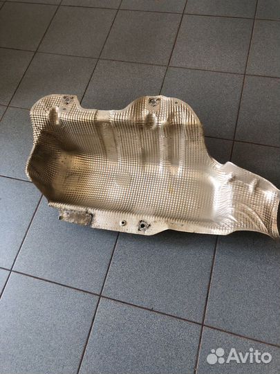 Экран глушителя термозащита Skoda Fabia 2007-2015