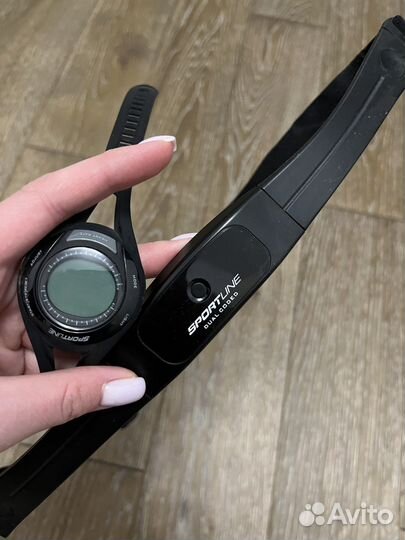 Нагрудный пульсометр и часы