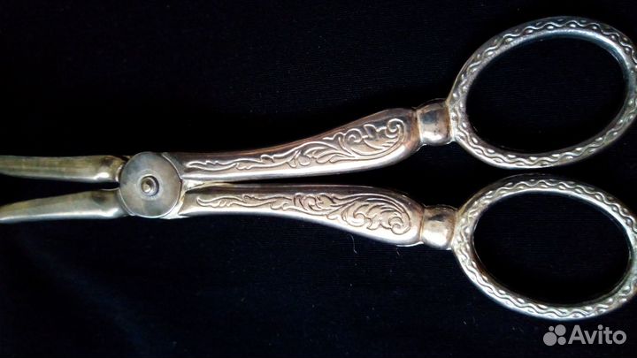 Щипцы лопатка для сервировки посеребренные клеймо