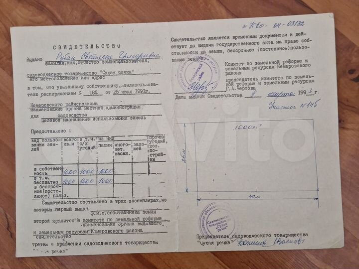 Участок 10 сот. (СНТ, ДНП)