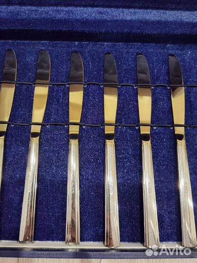 Набор 12 ножей нерж. сталь - новые