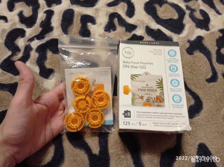 Многоразовые пакетики для детского питание
