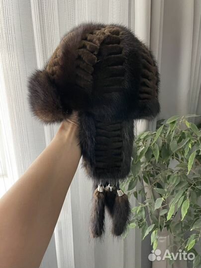 Шапка норковая женская
