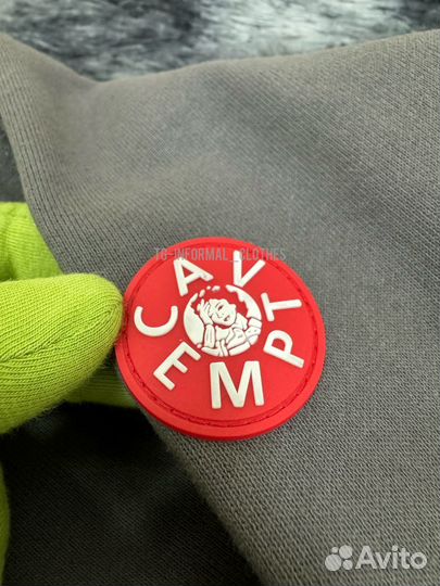 Серый свитшот Cav Empt оверсайз 100 хлопок